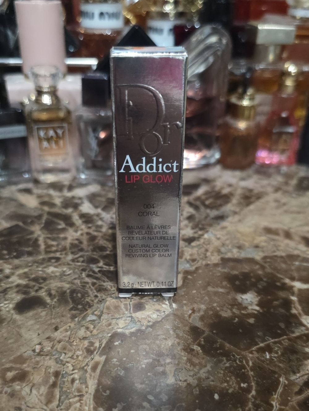 Dior Addict Lip Glow Balm - Coral Silver Packaging